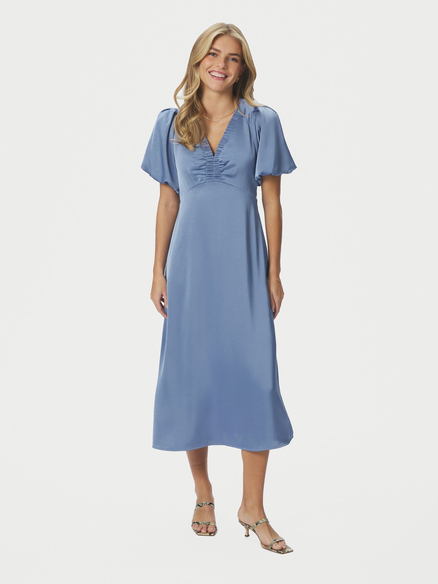 Illana heavy sateen dress