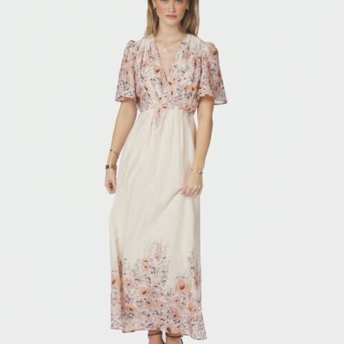 Serna Flower Print Dress