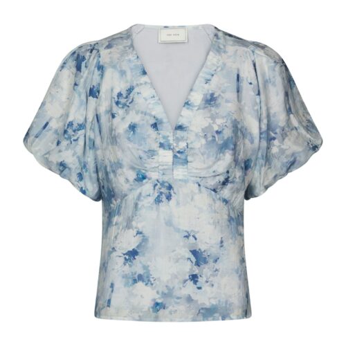 Irina floral fusion blouse