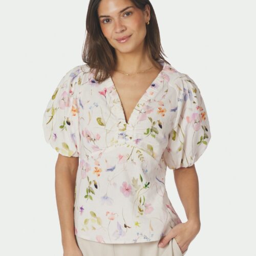 Irina flower blouse